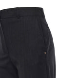 Pantalone straight leg con costruzione sartoriale DP9947 LAVAGNA OTTOD'AME 