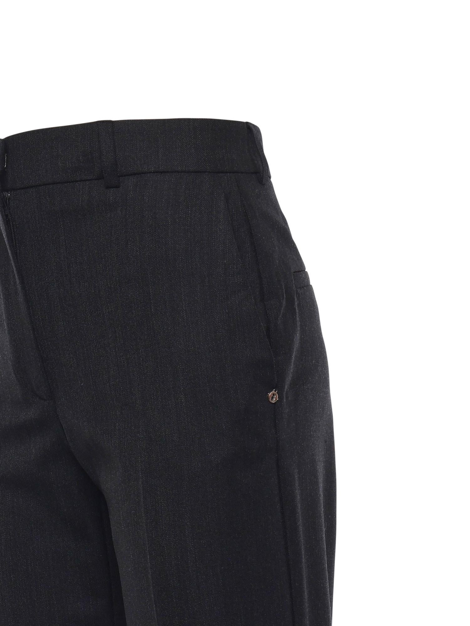 Pantalone straight leg con costruzione sartoriale DP9947 LAVAGNA OTTOD'AME 