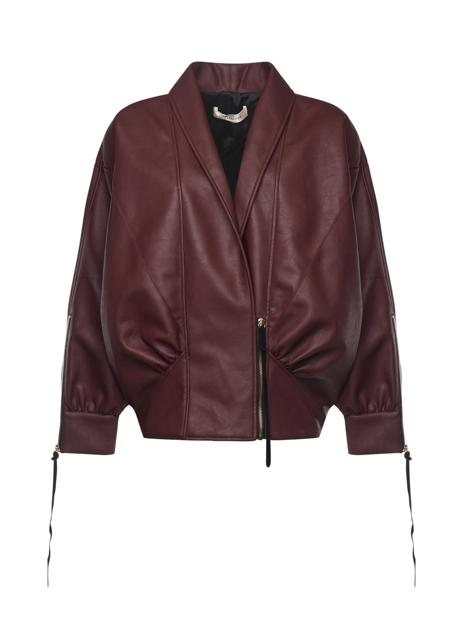 Giacca bomber cropped "The Virgo" 25PRNCP-0022  NINEMINUTES 