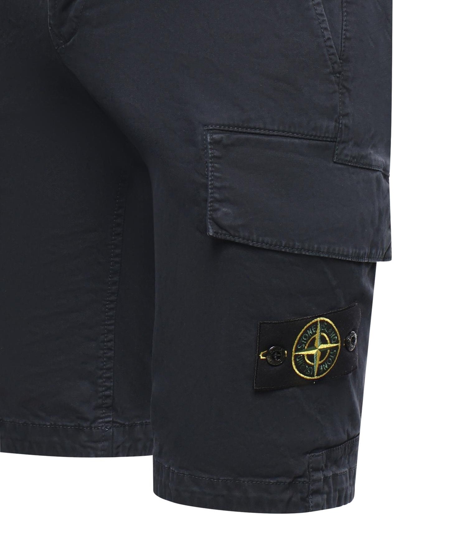 Shorts cargo in cotone con logo L1S15L100018 S0004V0120 STONE ISLAND 