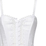 Abito lungo Dafelle 251620 WHITE CHARO RUIZ 