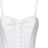 Abito lungo Dafelle 251620 WHITE CHARO RUIZ 