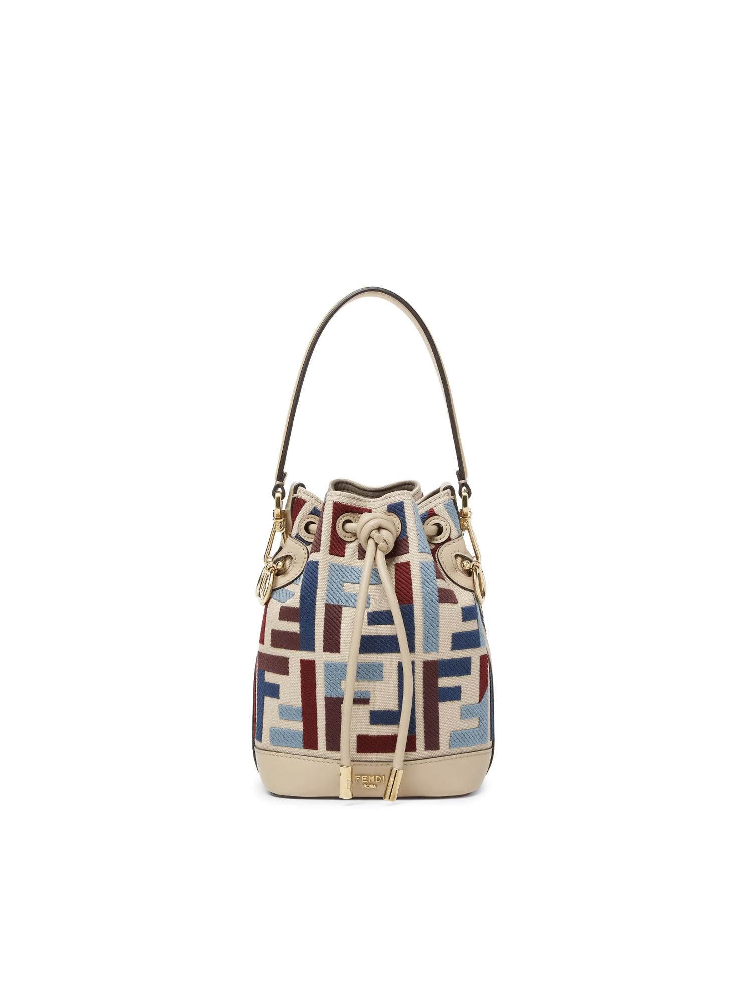 Minibag Mon Tresor FF jacquard 8BS109 AYDFF1HL2 FENDI 