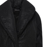 Giacca effetto pelle martellata AUW4PUFF BLACK ALBERTO AUDENINO 