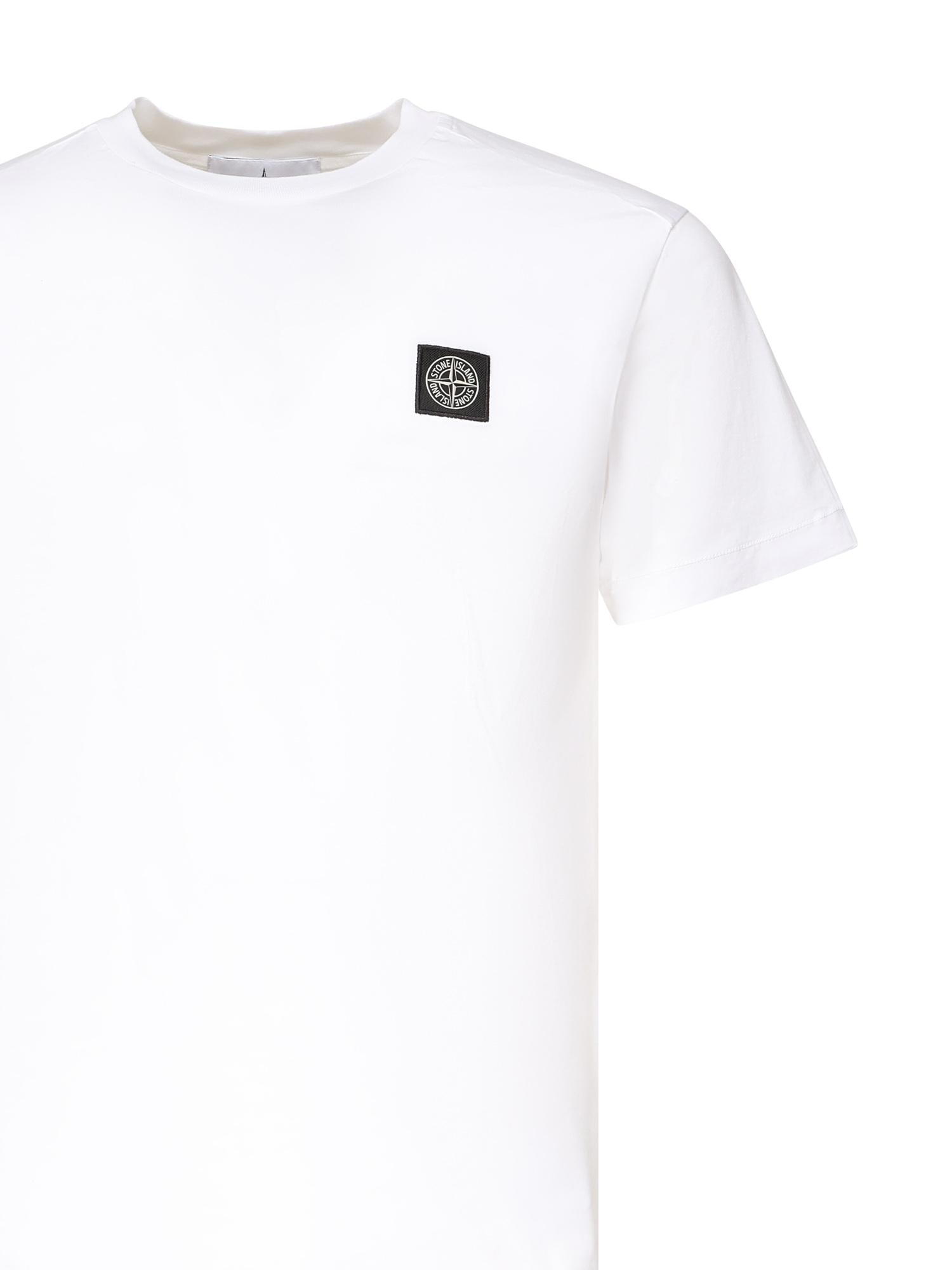T-shirt con logo<BR/> K2S152100027 S0013V0001 STONE ISLAND 