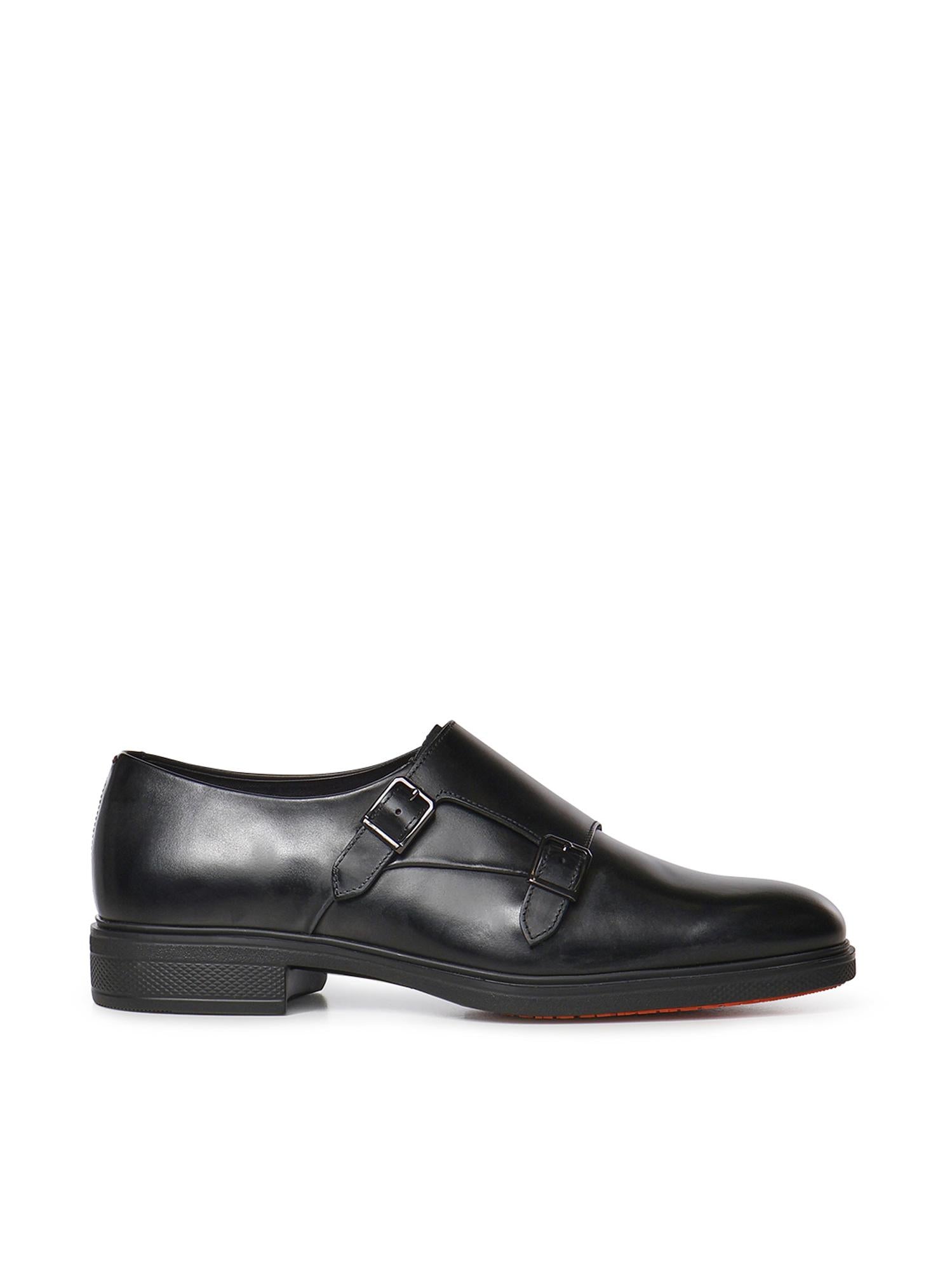 Doppia fibbia in pelle MGEO18949NEAX NTGN01 SANTONI 
