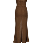 Vestito lungo Fae 255610 BROWN CHARO RUIZ 