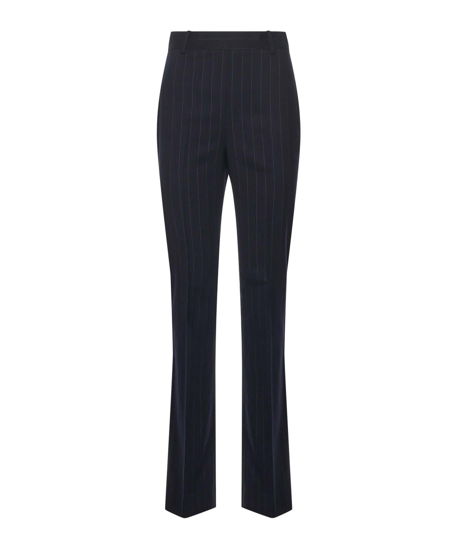 Pantaloni gessati in misto lana 105671 A2QYEZ1 PINKO 