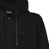 Felpa con zip in misto cotone AF10013 EM004538UC001 EMPORIO ARMANI 