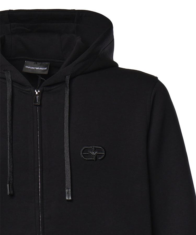 Felpa con zip in misto cotone AF10013 EM004538UC001 EMPORIO ARMANI 