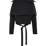 Camicia cropped in cotone 872123 TUM201000 BALENCIAGA 