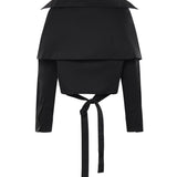 Camicia cropped in cotone 872123 TUM201000 BALENCIAGA 