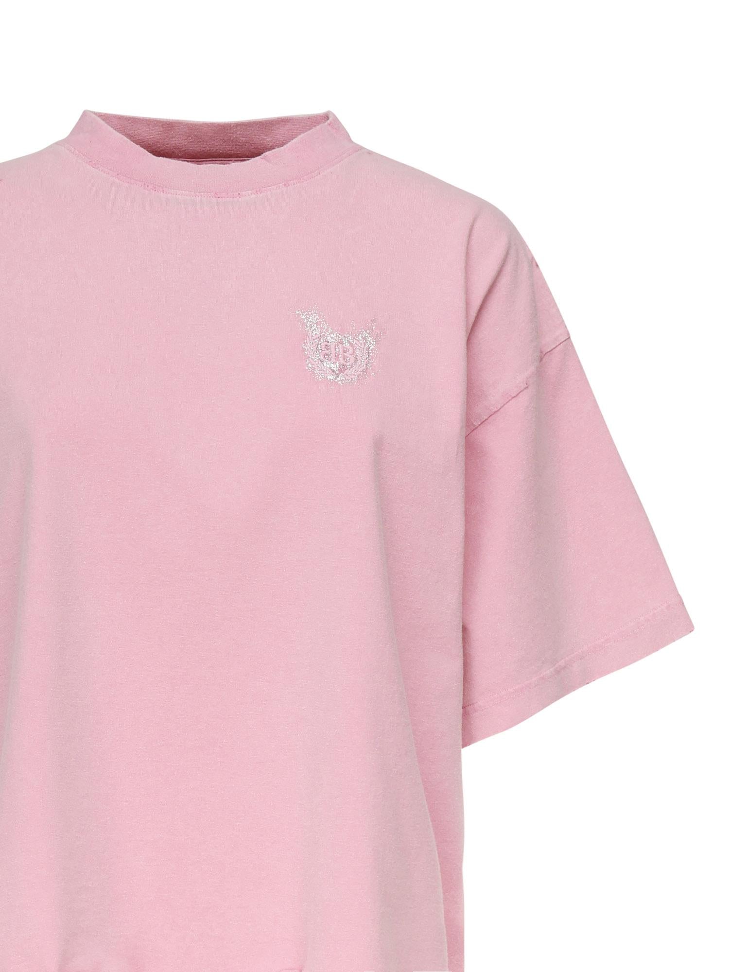 T-shirt cropped nail polish 783399 TSVD52014 BALENCIAGA 