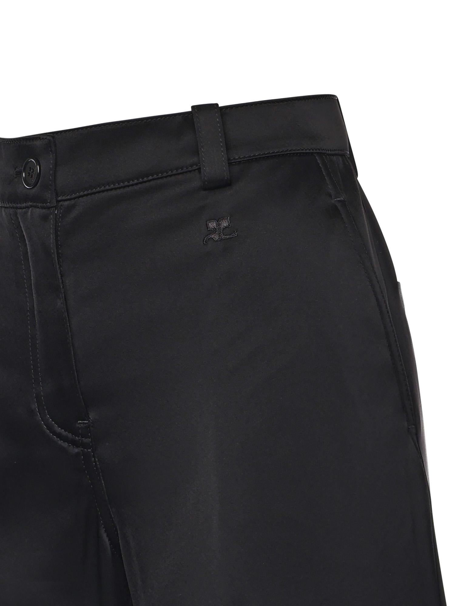 Pantalone Utility Chaps in raso 126CPA558TA0007 9999 COURREGES 