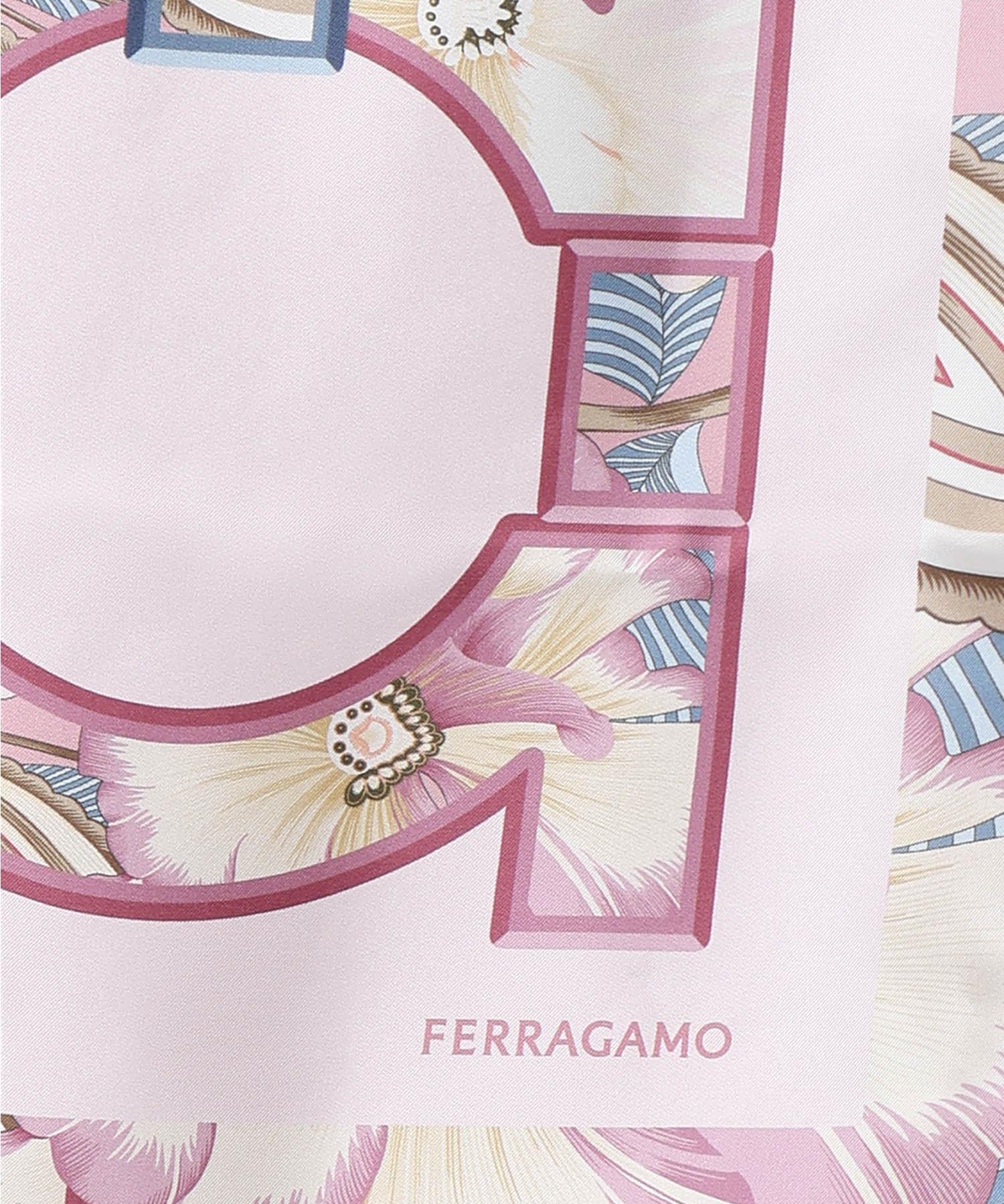 Foulard in seta con stampa 310230 790114003 FERRAGAMO 