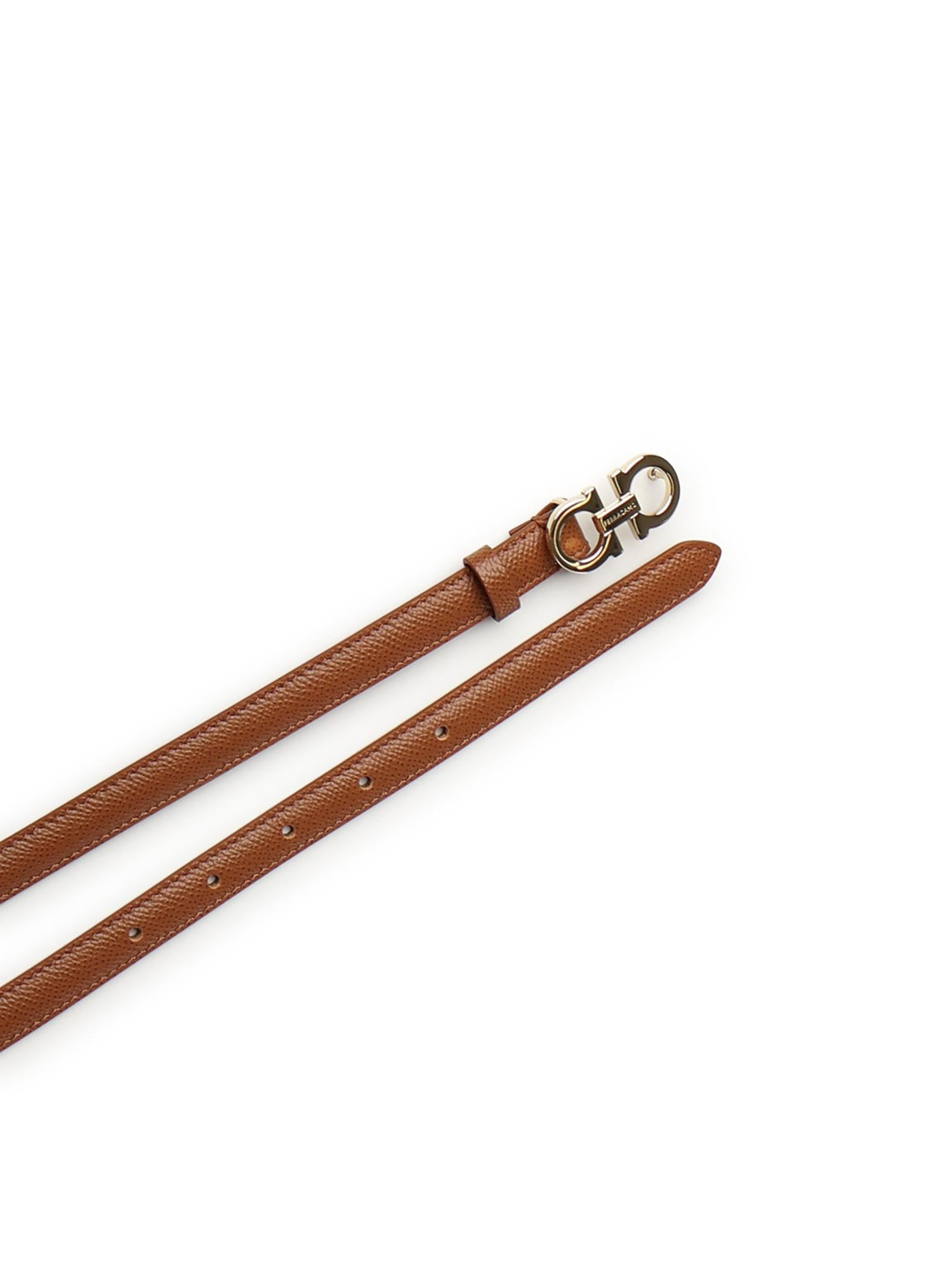 Cintura Gancini in pelle<BR/> 23B224 790154274 FERRAGAMO 