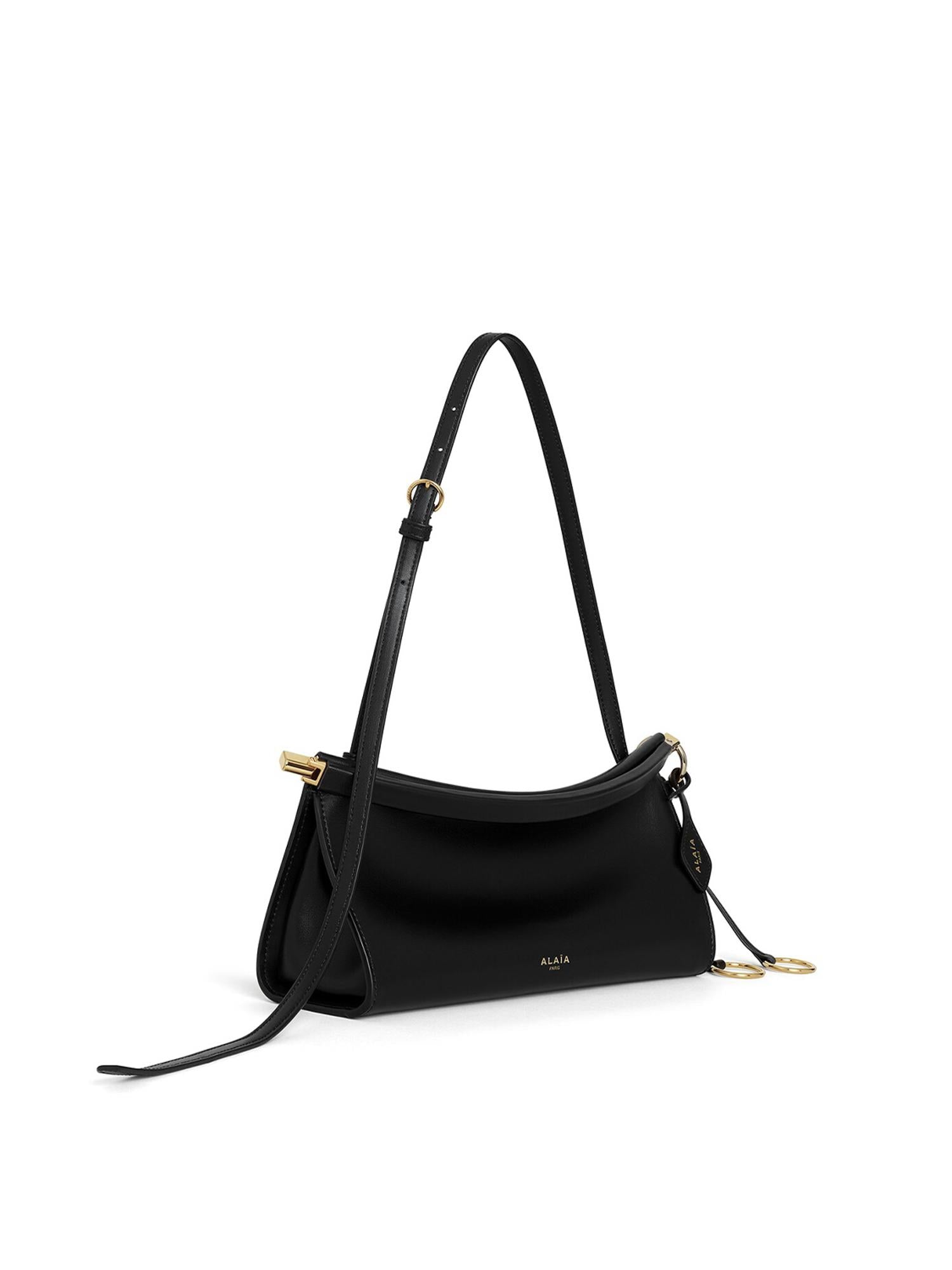 Borsa Le Click East West in pelle AA1S01426CA332 999 ALAIA 