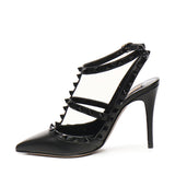 Pumps Rockstud con cinturini 6W2S0393 VB80NO VALENTINO GARAVANI 
