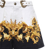 Shorts in cotone con stampa 80HAD55P ES163L54GL2 VERSACE JEANS COUTURE 