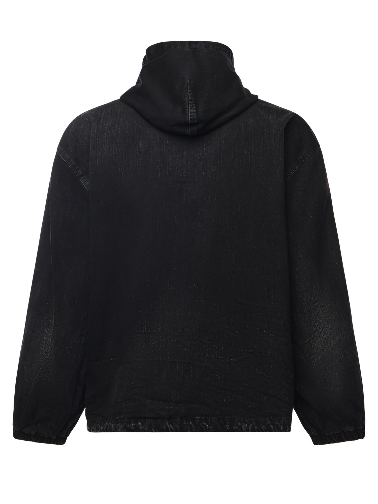 Giacca Workwear in denim di cotone 850057 TTW671037 BALENCIAGA 