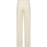 Pantaloni Reina in twill di viscosa e lino<BR/> DP789 IF0041DXXX004 DONDUP 