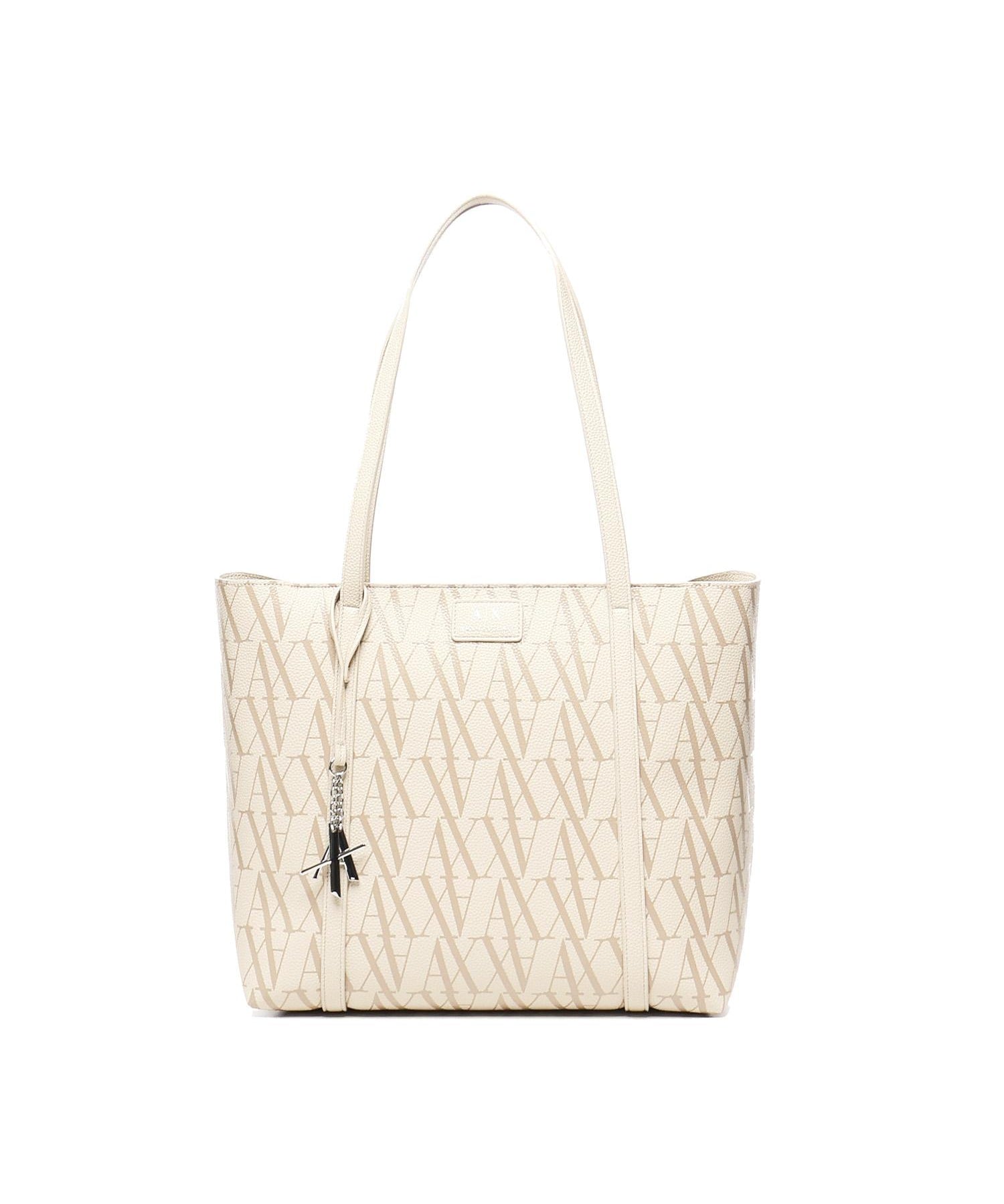 Tote Bag logo all-over XW001199 AF15325F8035 ARMANI EXCHANGE 