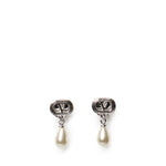 Orecchini Ovalette in metallo, perle e cristalli Swarovski® 8W2J0BG8 WKDDFF VALENTINO GARAVANI 