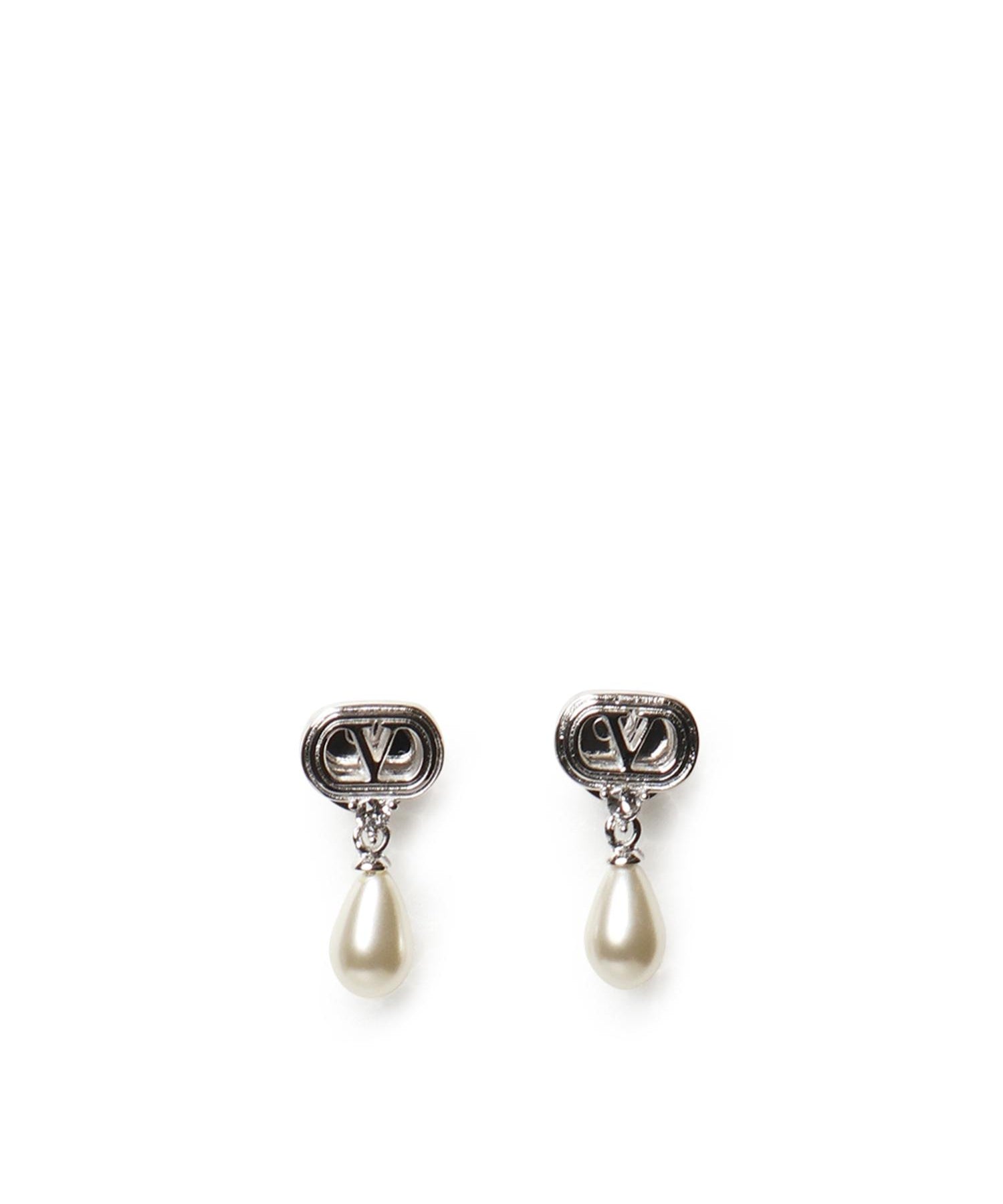 Orecchini Ovalette in metallo, perle e cristalli Swarovski® 8W2J0BG8 WKDDFF VALENTINO GARAVANI 