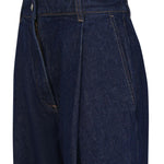 Pantaloni in denim di cotone 130720440 NAVY MAGDA BUTRYM 