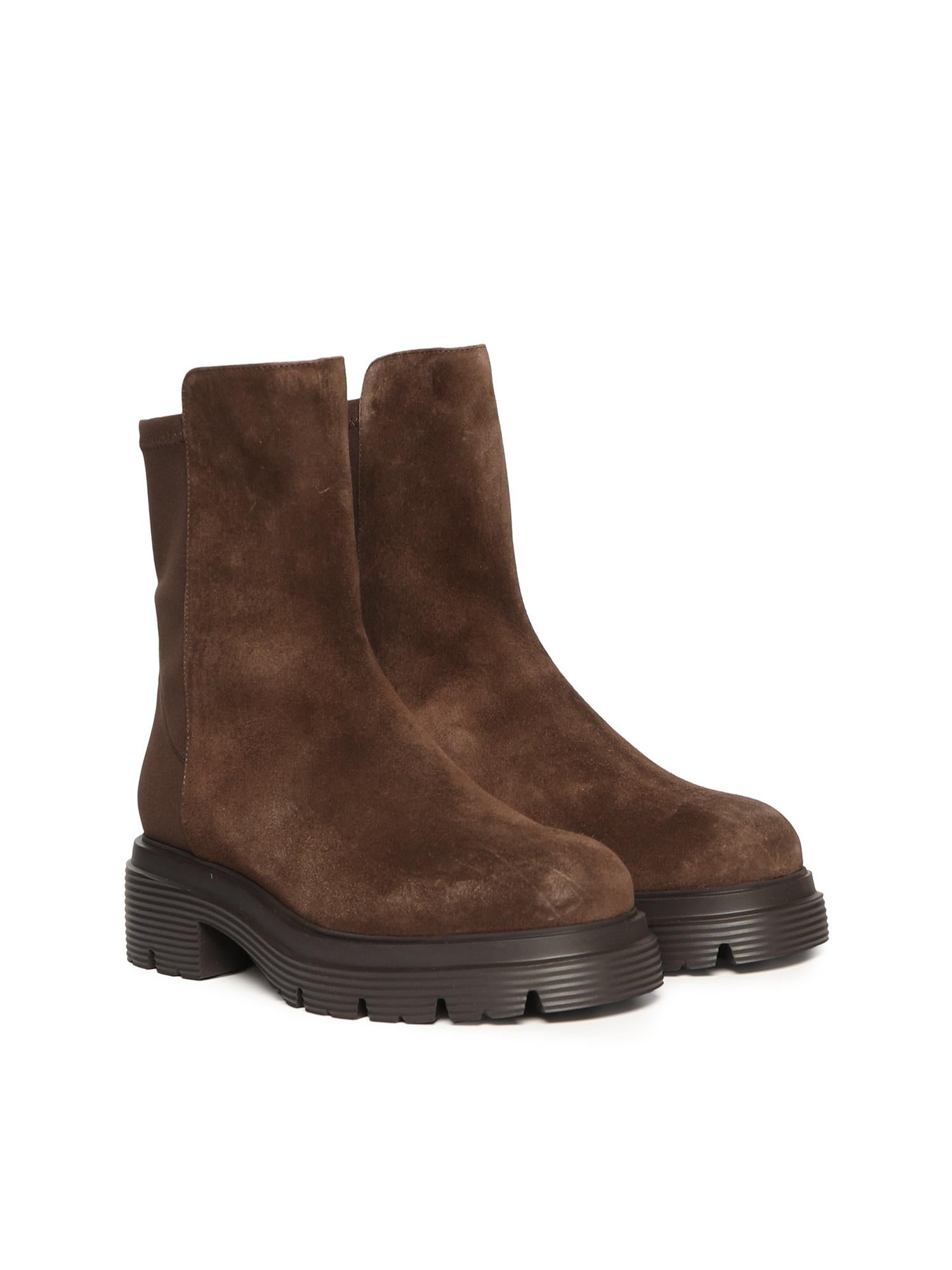 Ankle boots 5050 Hudson Lite Bootie in suede SM561 WAL STUART WEITZMAN 