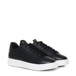 Sneakers Road in pelle di nappa ROAD 1 NAPPABLACK/WHITE GIULIANO GALIANO 