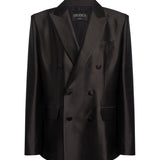Blazer doppiopetto in shantung DJ850 SF0109D999 DONDUP 