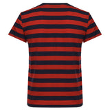 T-shirt in cotone a righe con logo 211B17779 001 POLO RALPH LAUREN 