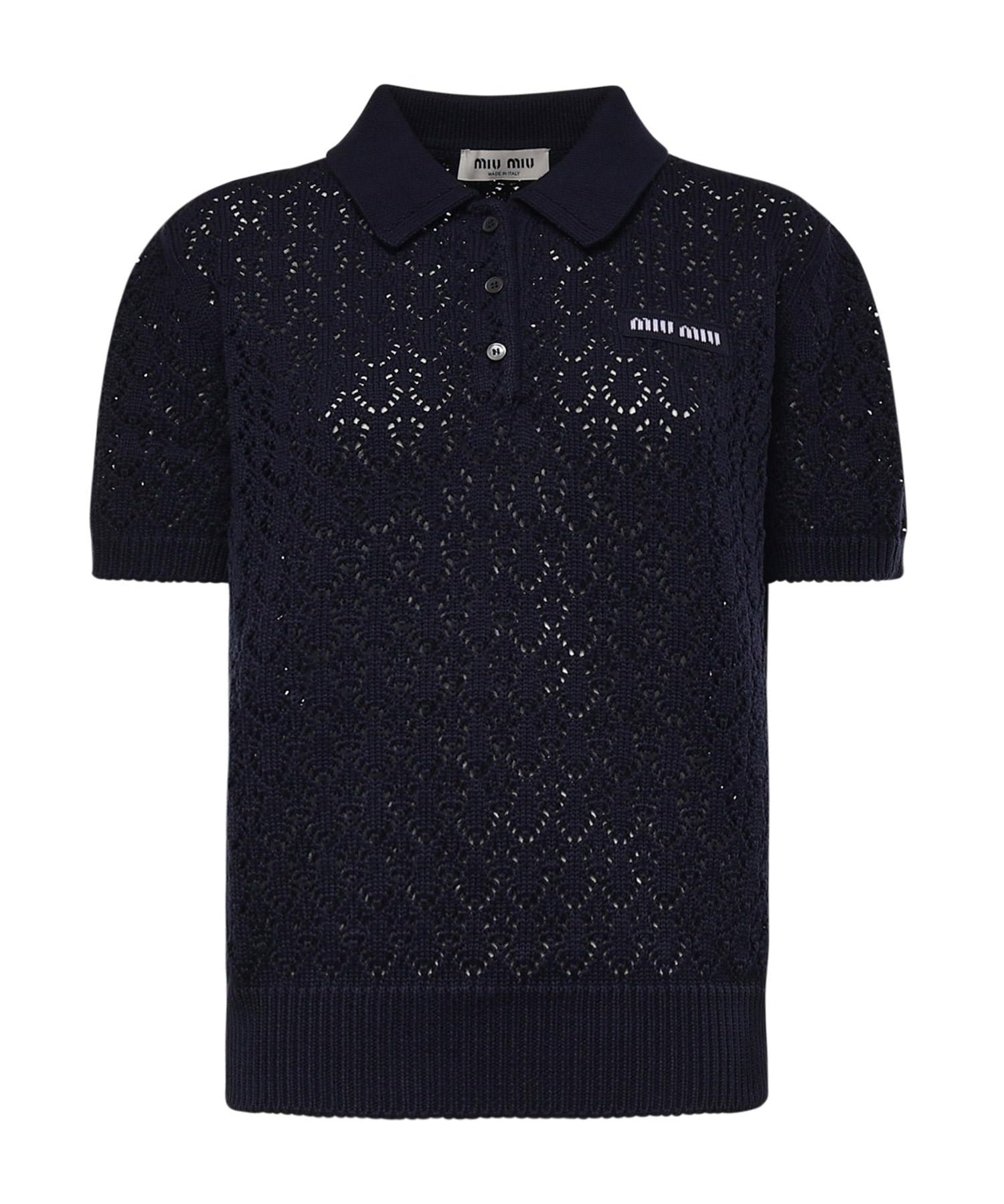 Polo in cotone MML06V 191AF0008 MIU MIU 