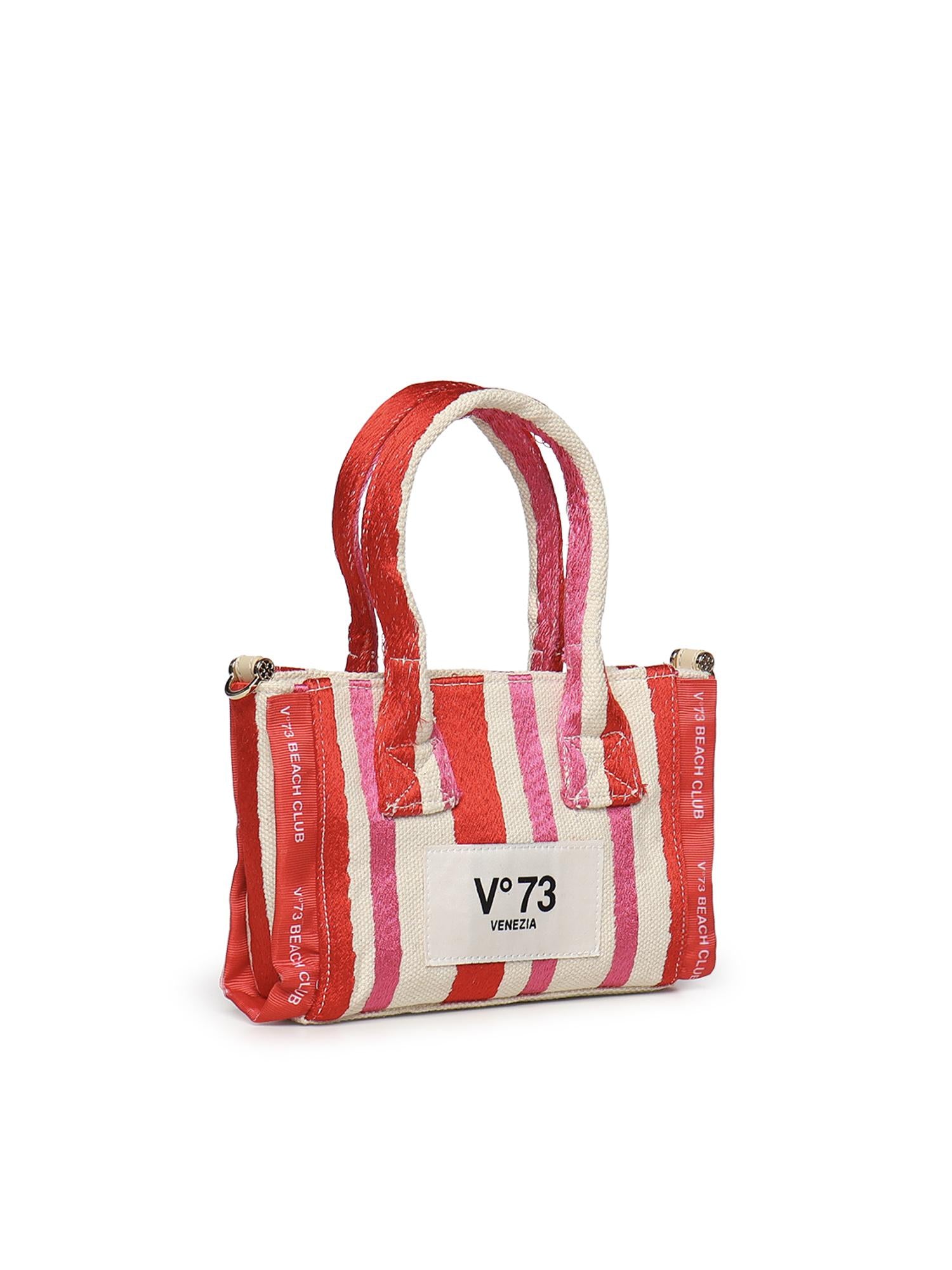 Mini bag con logo 73BS9MV03R ILENEROSSO/MULTICOLOR V° 73 