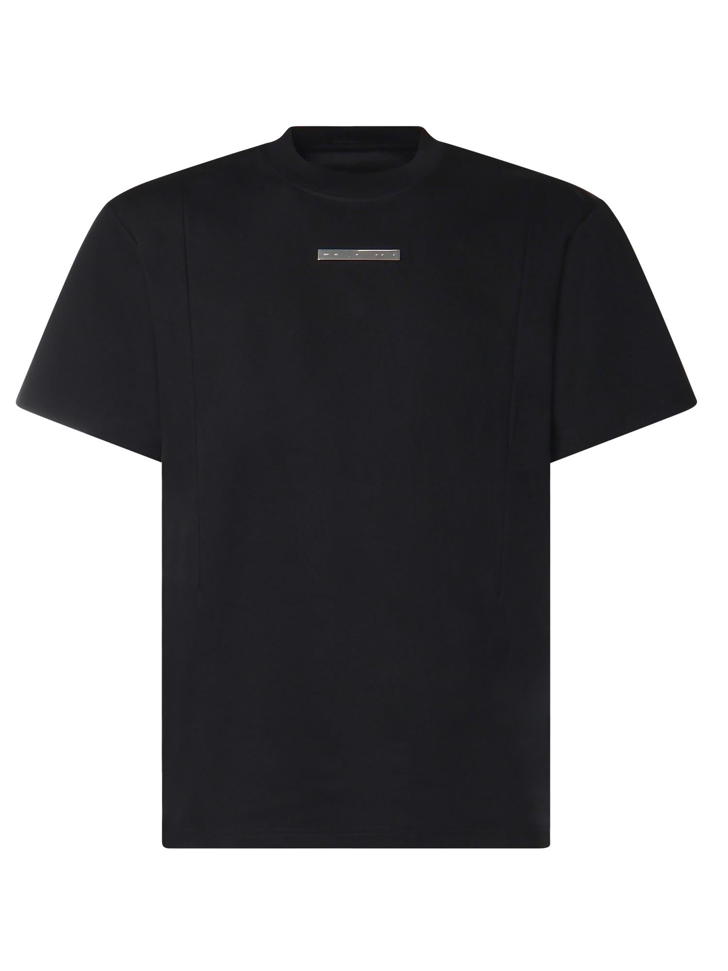 T-shirt Astrape in cotone SS26PREM09139 BLK01 HELIOT EMIL 