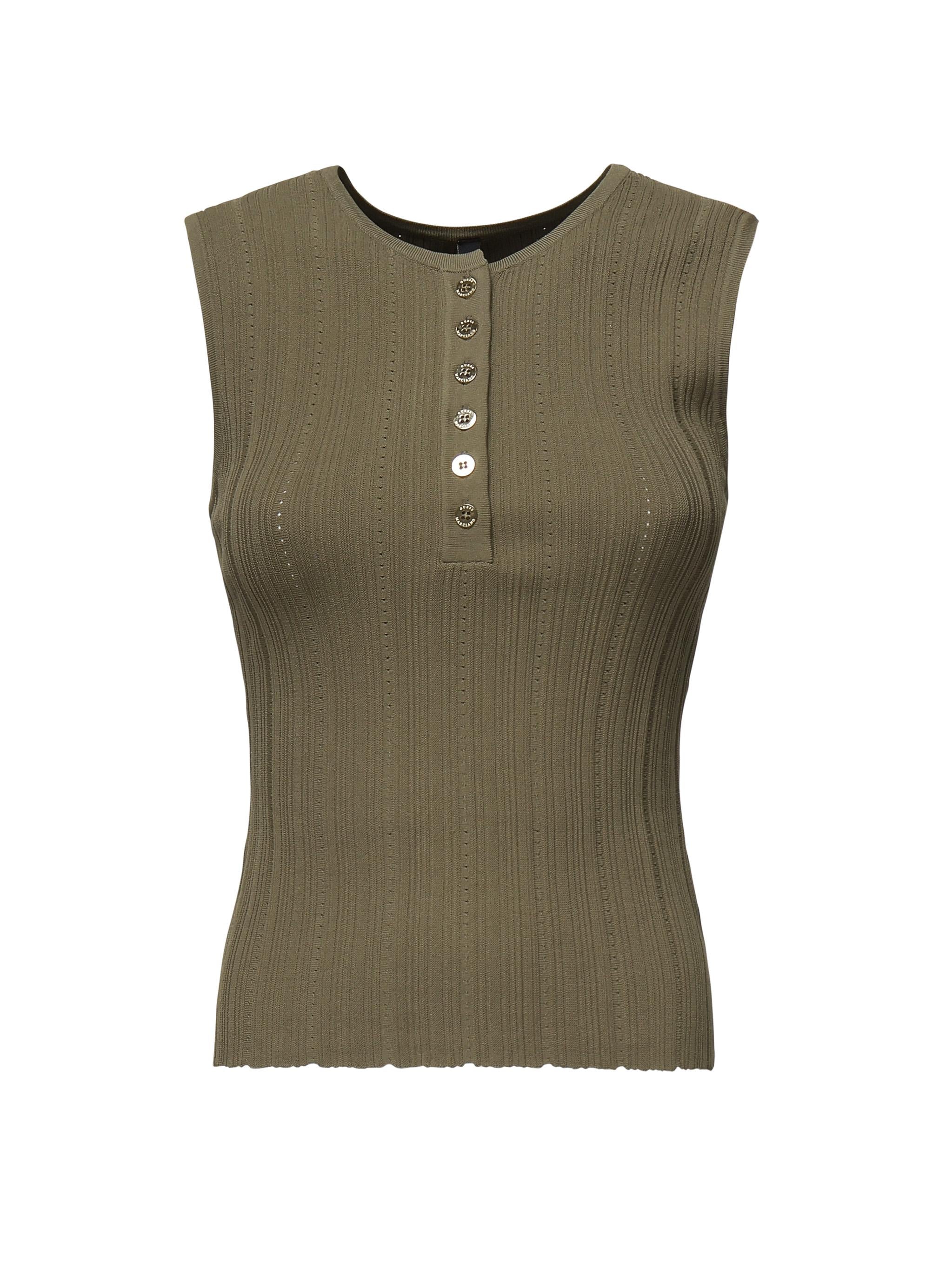 Top in maglia a costine "Giada" 5GGR04 5874ZG896 MARCIANO BY GUESS 