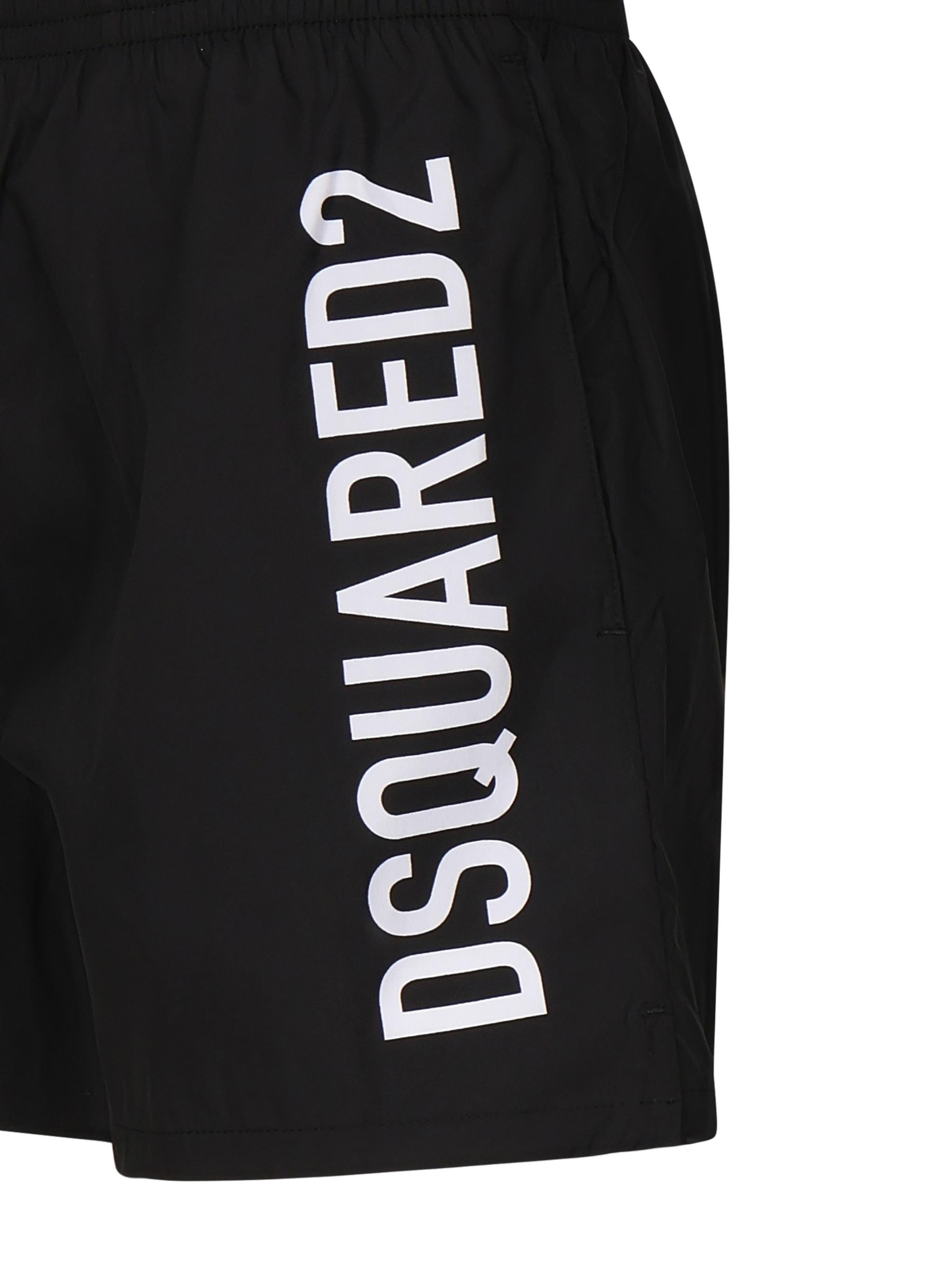 Boxer midi con logo D7B646000 010 DSQUARED2 