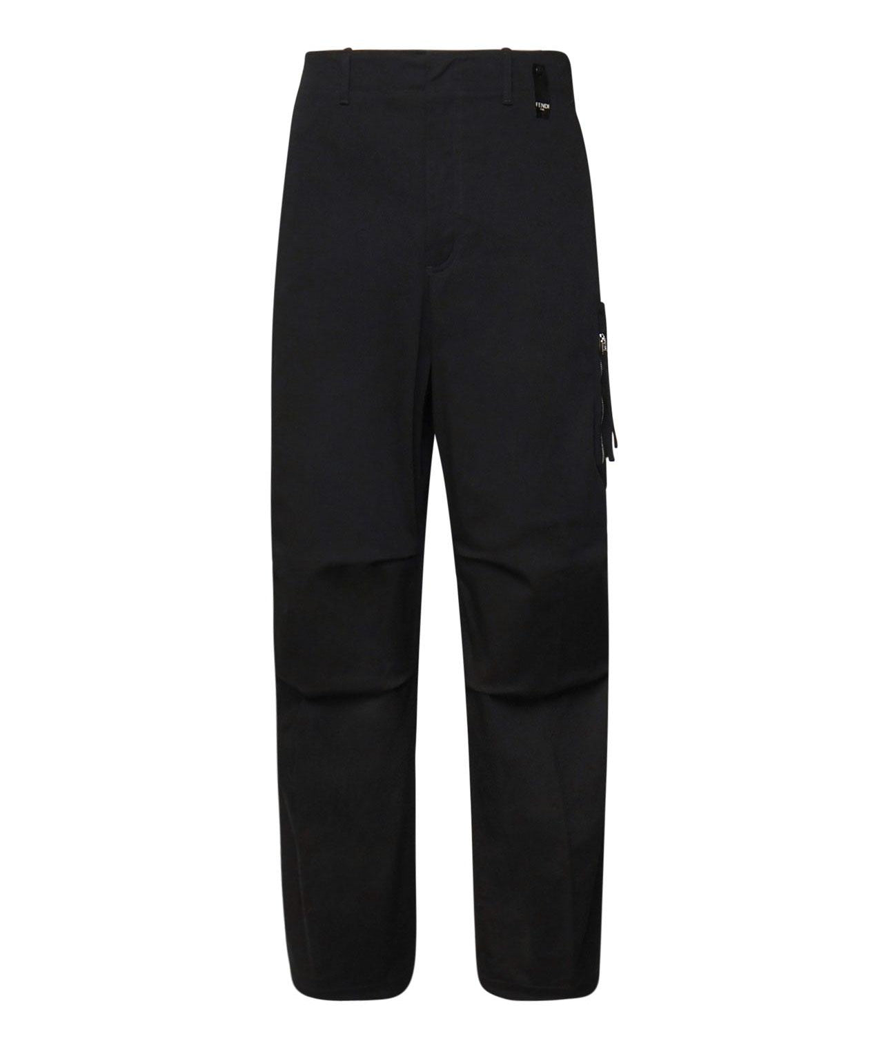 Pantaloni cargo con fondo elastico FB0960 AQMVF0QA1 FENDI 
