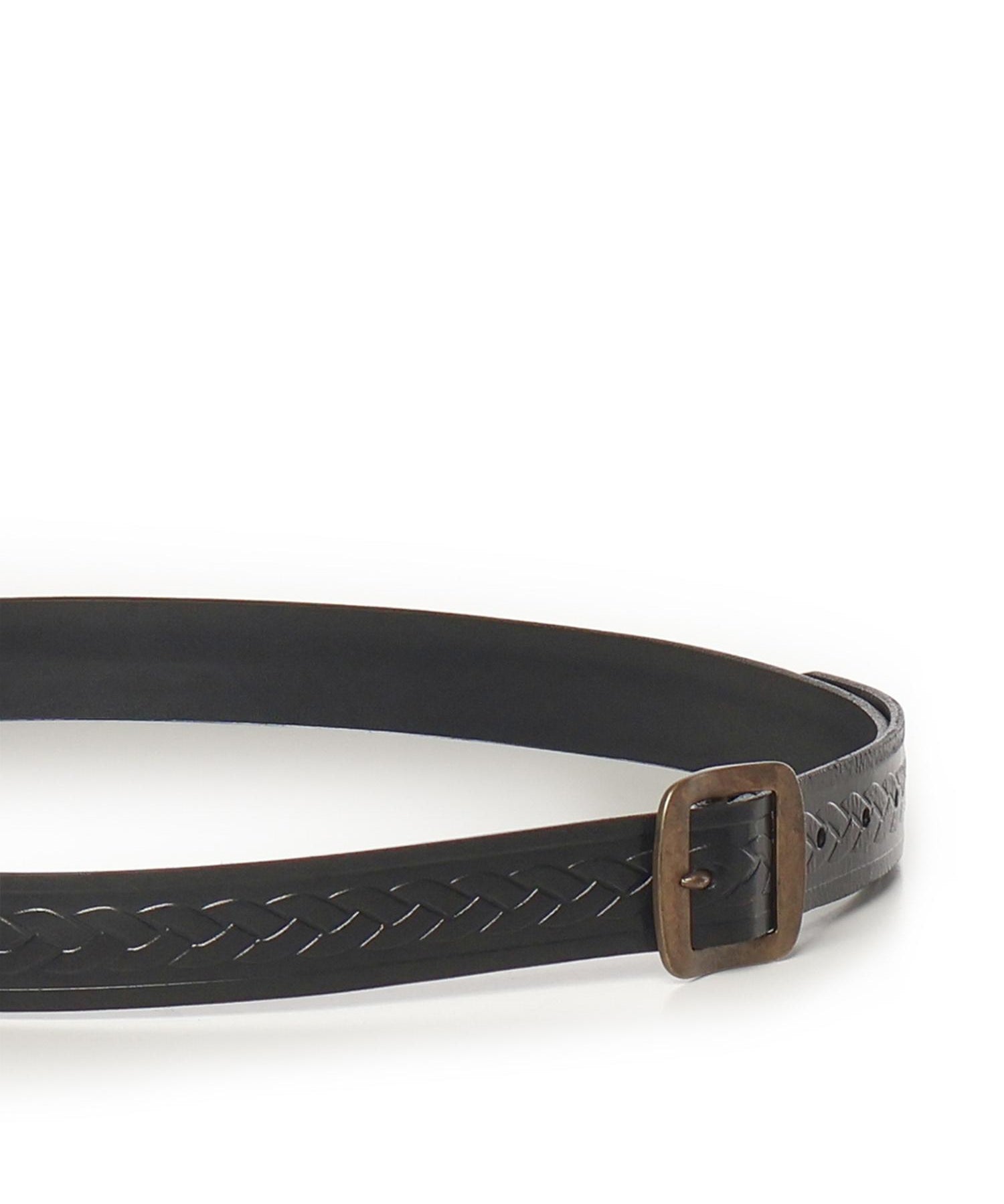 Cintura in pelle intrecciata BEM0673 M916 DSQUARED2 