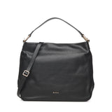 Borsa a spalla con logo BIBP9E502 NERO BIASIA 