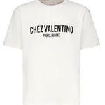 T-Shirt con stampa Chez Valentino 6V3MG16P APGA03 VALENTINO GARAVANI 