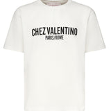 T-Shirt con stampa Chez Valentino 6V3MG16P APGA03 VALENTINO GARAVANI 