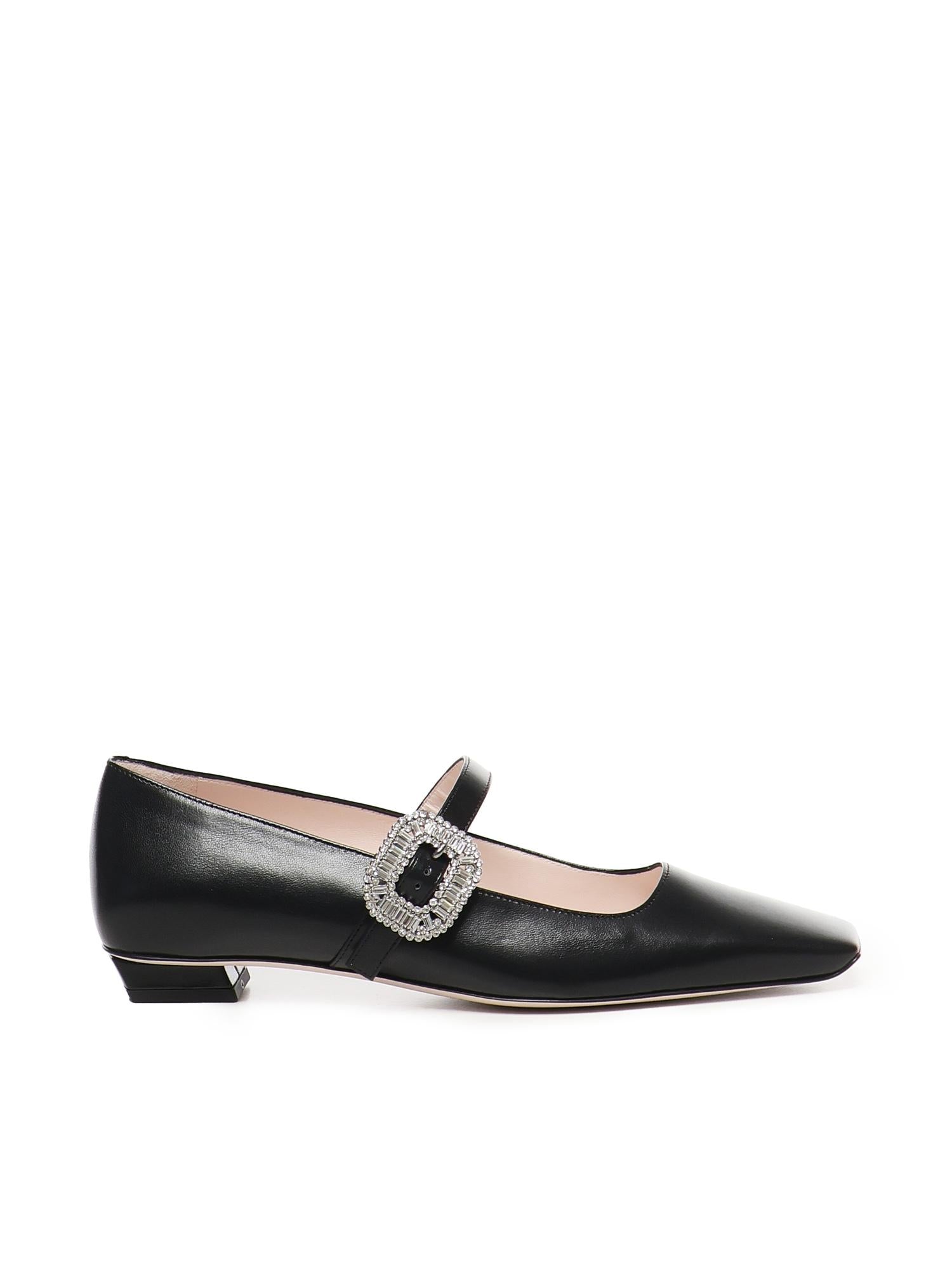 Ballerine Belle Vivier in pelle RVW00743300TGQ B999 ROGER VIVIER 