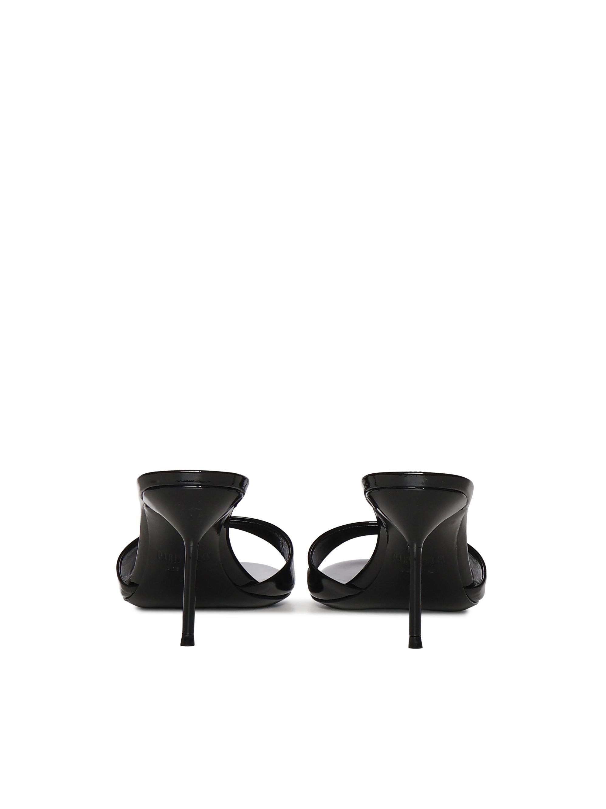 Mule Lidia in vernice PX1141 XVN01PATENT BLACK PARIS TEXAS 