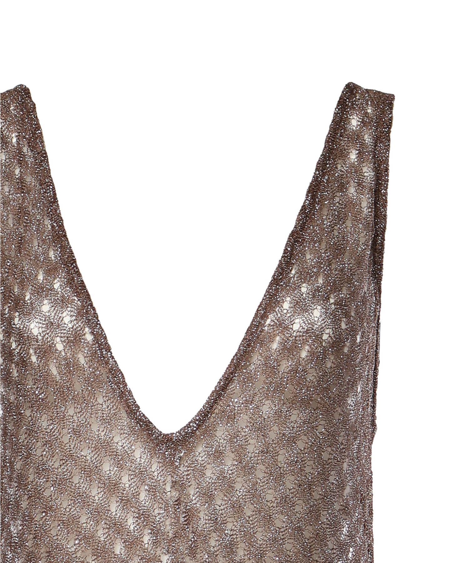 Abito copricostume in viscosa lamé motivo ragnatela MS26SQ0P BR014DS80EE MISSONI 