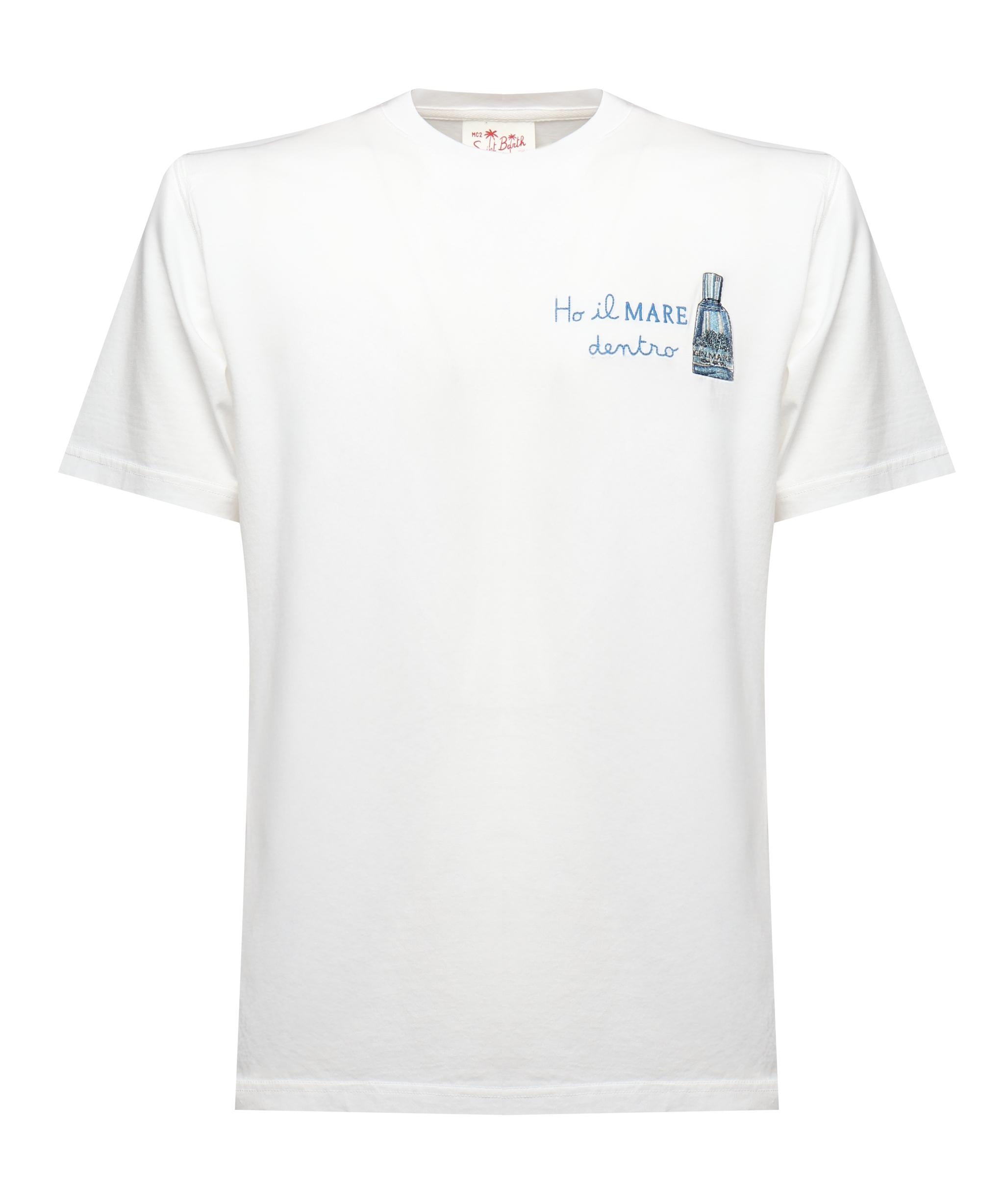 T-shirt con ricamo TSHM001 05437H MC2 SAINT BARTH 