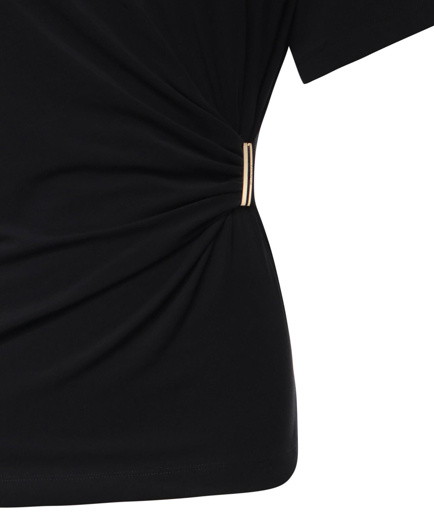 T-shirt Mary con drappeggio 106455 A35DZ99 PINKO 