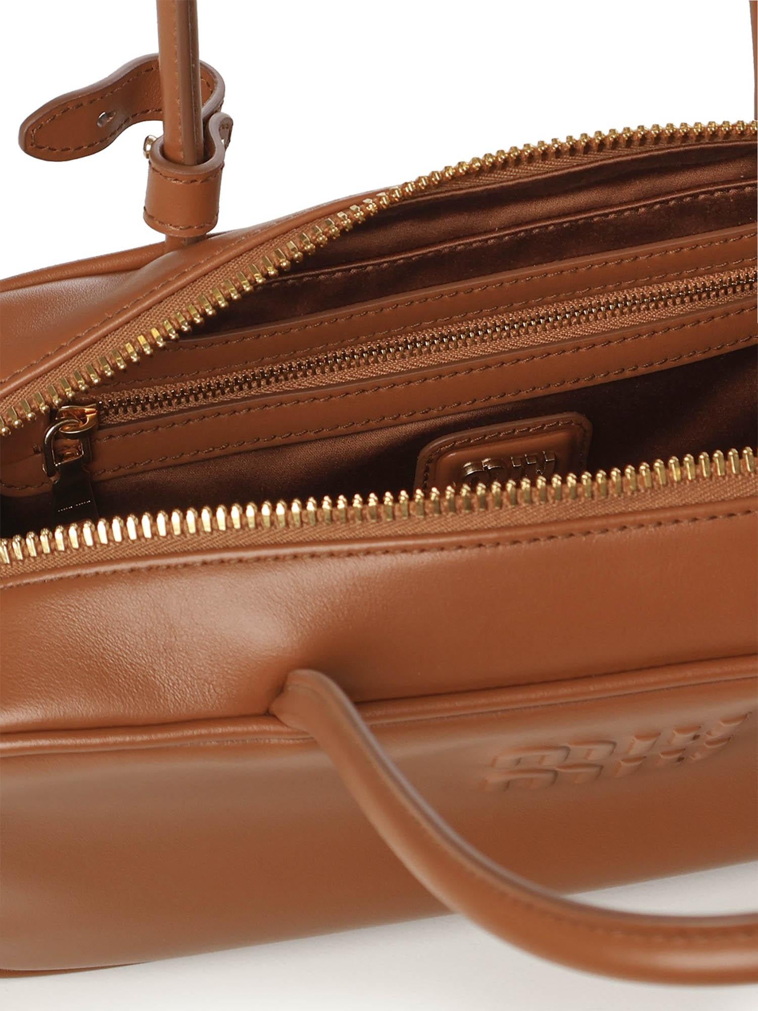 Mini bag Beau in pelle 5BB173 2CRWF0046 MIU MIU 