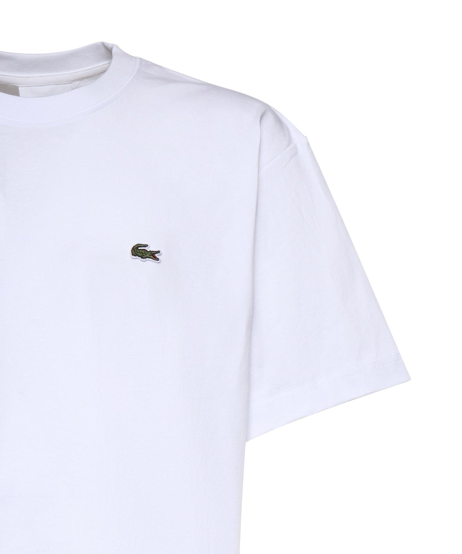 T-shirt in cotone con logo TH0876 001 LACOSTE 